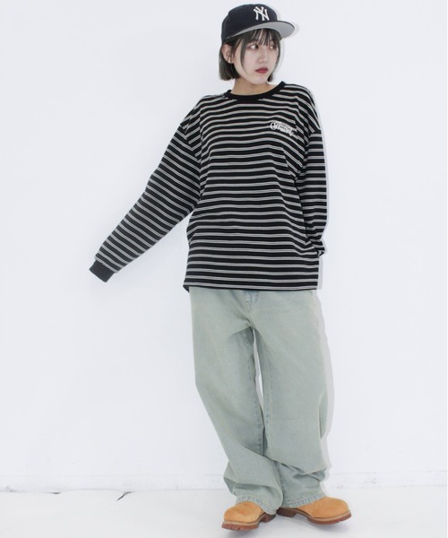 Border Long Tee（Tシャツ/カットソー）｜centimeter（センチ