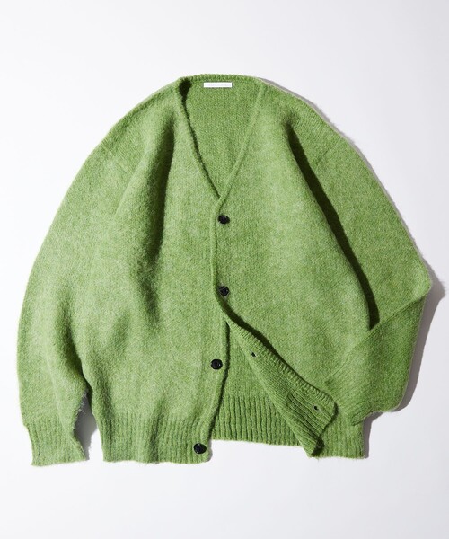 Firsthand（ファーストハンド）の「Firsthand/ファーストハンド モヘアニットカーディガン/モヘアニットカーディガン（カーディガン/ボレロ・メンズ・ライトグリーン/ベージュ/ブラック/ブルー・M/L）」の3枚目の写真