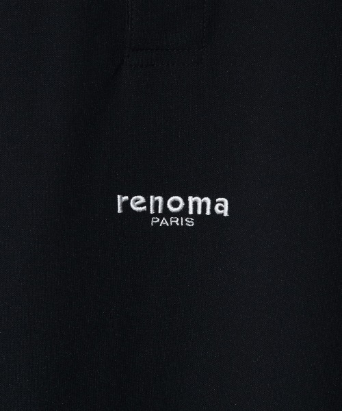 renoma GOLF（レノマゴルフ）の「BIG LOGO POLO SHIRT（ポロシャツ・メンズ・ブラック/ベージュ・S/M/L）」の9枚目の写真