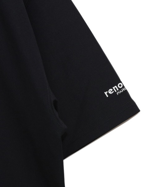 renoma GOLF（レノマゴルフ）の「BIG LOGO POLO SHIRT（ポロシャツ・メンズ・ブラック/ベージュ・S/M/L）」の11枚目の写真