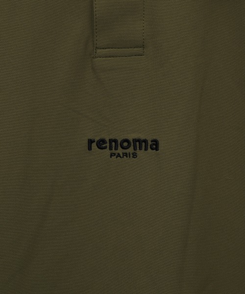 renoma GOLF（レノマゴルフ）の「BIG LOGO POLO SHIRT（ポロシャツ・メンズ・ブラック/ベージュ・S/M/L）」の15枚目の写真