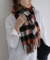 【TWEEDMILL/ツイードミル】チェックストール