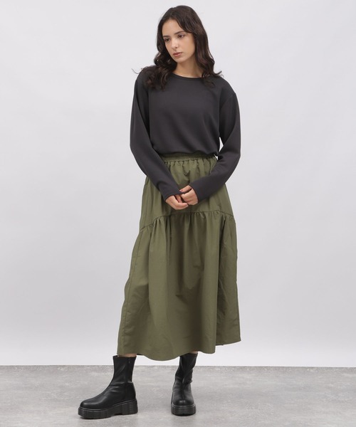 ラシュッド　異素材ドッキングプルオーバー COUP DE CHANCE ✨エコフ・エコロモ使えます✨カジュアルなお出かけに