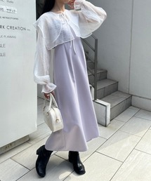 ビッグカラーボレロ付ワンピース 1032090230
