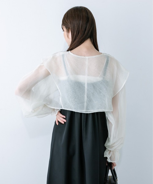 OLIVE des OLIVE(オリーブデオリーブ)の「ビッグカラーボレロ付ワンピース 1032090230(ワンピース・レディース・ブラウン/ブラック/ライトグレー・FREE)」の22枚目の写真