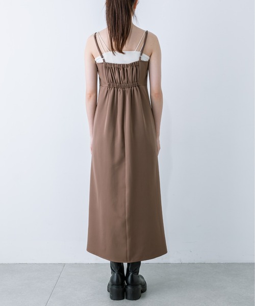 OLIVE des OLIVE(オリーブデオリーブ)の「ビッグカラーボレロ付ワンピース 1032090230(ワンピース・レディース・ブラウン/ブラック/ライトグレー・FREE)」の12枚目の写真