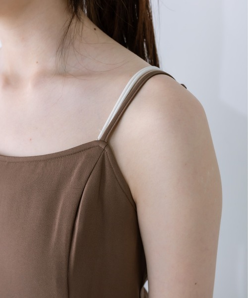 OLIVE des OLIVE(オリーブデオリーブ)の「ビッグカラーボレロ付ワンピース 1032090230(ワンピース・レディース・ブラウン/ブラック/ライトグレー・FREE)」の15枚目の写真