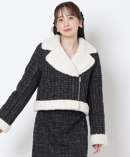 WILLSELECTION（ウィルセレクション）の「ボア付きラメツイード 