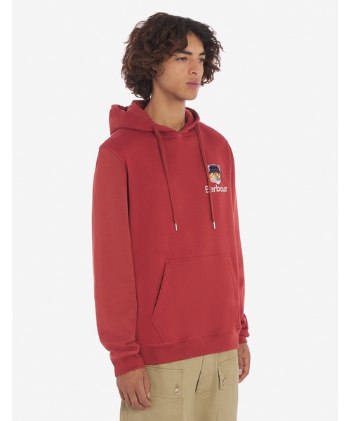 【Barbour X MK】★人気★メゾンキツネFOXヘッド フーディー Maison Kitsune（メゾンキツネ）の「BARBOUR X MK FOX HEAD