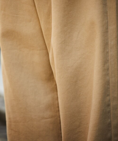 FREAK'S STORE（フリークスストア）の「FREAK’S STORE/フリークスストア ストレートシルエット ワイドチノパンツ（チノパンツ・メンズ・ブラック/オリーブ/ベージュ・LARGE/MEDIUM）」の22枚目の写真