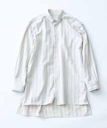 benine9 | benine 9 Silk dobby French army grampa shirt (BN0124-402)(シャツ/ブラウス)