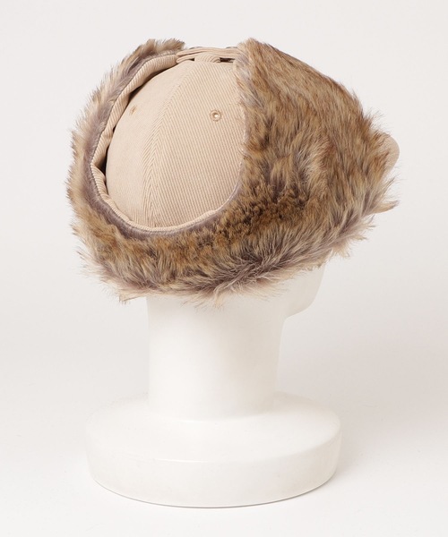 MinoriTY（マイノリティ）の「アビエイターキャップ（ハット・メンズ・オリーブ/ブラック/ベージュ・FREE）」の4枚目の写真