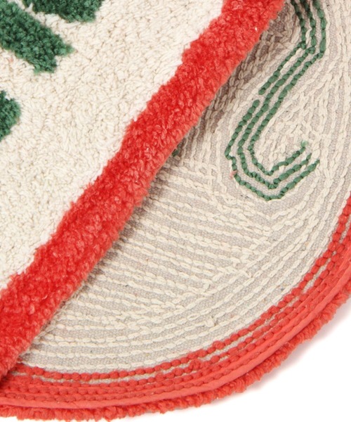 niko and...(ニコアンド)の「オリジナルオールドロゴコーナーマット(ラグ/マット・レディース・グリーン/ベージュ・0)」の10枚目の写真