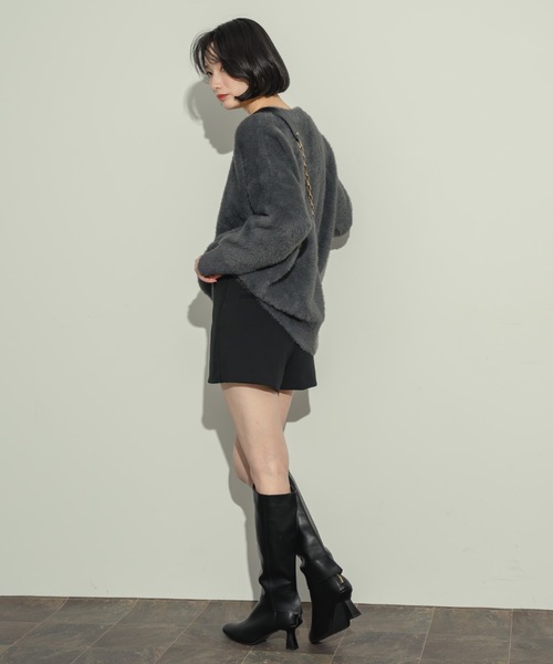 NEUNA（ヌナ）の「【ロングもショートもこれ1つ！】2wayフェイクレザーブーツ（ブーツ・レディース・ブラック・SMALL/MEDIUM/LARGE）」の14枚目の写真