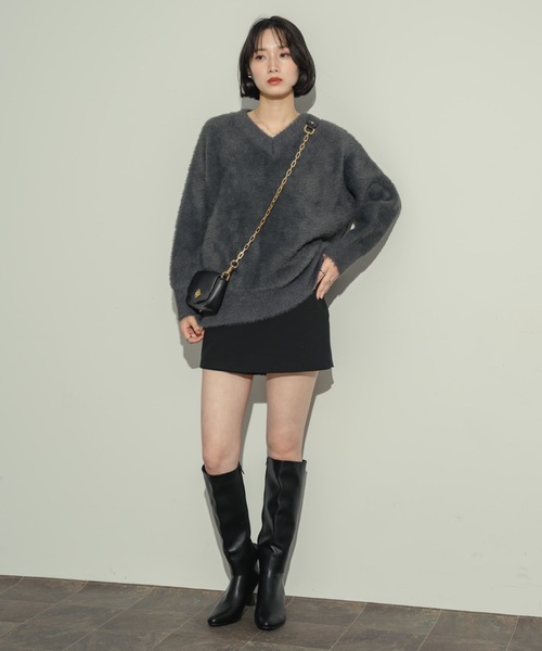 NEUNA（ヌナ）の「【ロングもショートもこれ1つ！】2wayフェイクレザーブーツ（ブーツ・レディース・ブラック・SMALL/MEDIUM/LARGE）」の15枚目の写真