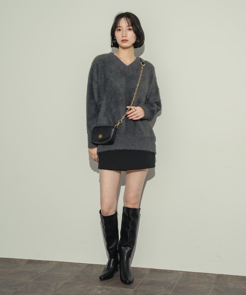 NEUNA（ヌナ）の「【ロングもショートもこれ1つ！】2wayフェイクレザーブーツ（ブーツ・レディース・ブラック・SMALL/MEDIUM/LARGE）」の13枚目の写真