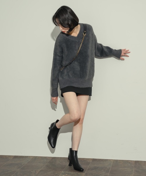 NEUNA（ヌナ）の「【ロングもショートもこれ1つ！】2wayフェイクレザーブーツ（ブーツ・レディース・ブラック・SMALL/MEDIUM/LARGE）」の20枚目の写真