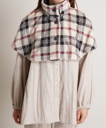 KID BLUE（キッドブルー）の「キッドブルー -23シャギータータンチェック -ショルダーウォーマー -KGVW275 -kidblue（その他雑貨）」