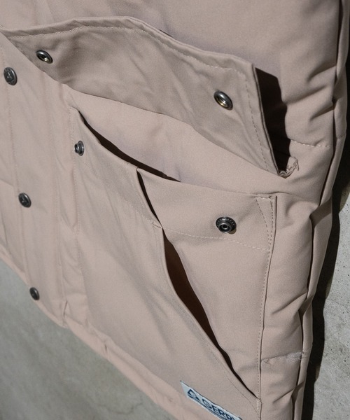 GERRY（ジェリー）の「【ag】〔GERRY/ジェリー〕ファイバーダウン スタンドカラーベスト（ダウンベスト・メンズ・ブラック/カーキ/ベージュ・MEDIUM/X-LARGE/LARGE）」の5枚目の写真