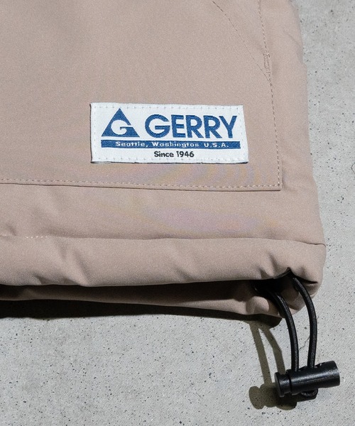 GERRY（ジェリー）の「【ag】〔GERRY/ジェリー〕ファイバーダウン スタンドカラーベスト（ダウンベスト・メンズ・ブラック/カーキ/ベージュ・MEDIUM/X-LARGE/LARGE）」の6枚目の写真