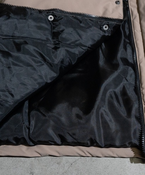 GERRY（ジェリー）の「【ag】〔GERRY/ジェリー〕ファイバーダウン スタンドカラーベスト（ダウンベスト・メンズ・ブラック/カーキ/ベージュ・MEDIUM/X-LARGE/LARGE）」の7枚目の写真