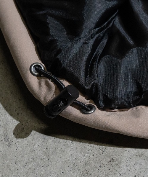 GERRY（ジェリー）の「【ag】〔GERRY/ジェリー〕ファイバーダウン スタンドカラーベスト（ダウンベスト・メンズ・ブラック/カーキ/ベージュ・MEDIUM/X-LARGE/LARGE）」の8枚目の写真