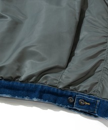 AOZORA（アオゾラ）の「AOZORA/アオゾラ ナイロンツイル×デニム中綿