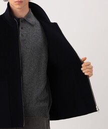 カシミヤ100✨ギャルリーヴィー リバーシブル ダブルフェイス ショートコート カシミヤ100✨ギャルリーヴィー リバーシブル ダブルフェイス ショート