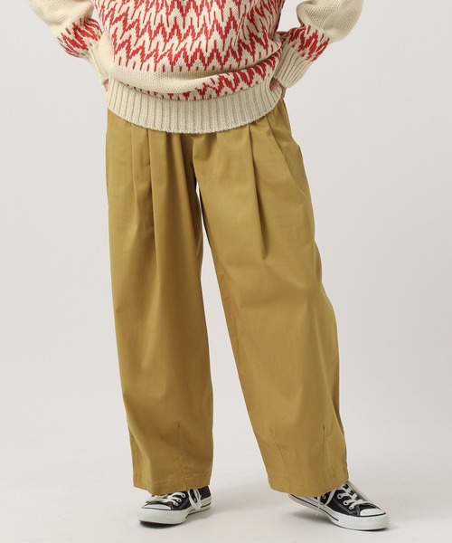 BAYFLOW（ベイフロー）の「イージーカーブタックパンツ（その他パンツ・レディース・ブラック/カーキ/キャメル・SMALL/MEDIUM）」の3枚目の写真