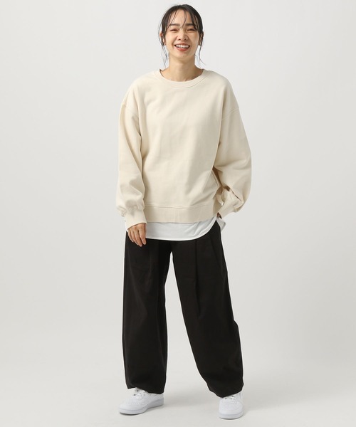 BAYFLOW（ベイフロー）の「イージーカーブタックパンツ（その他パンツ・レディース・ブラック/カーキ/キャメル・SMALL/MEDIUM）」の5枚目の写真