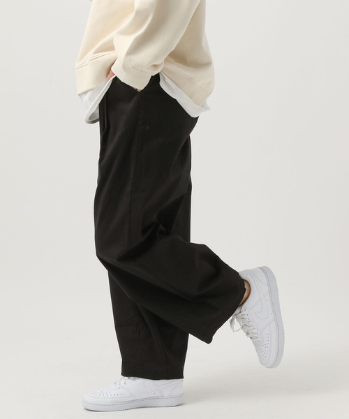 BAYFLOW（ベイフロー）の「イージーカーブタックパンツ（その他パンツ・レディース・ブラック/カーキ/キャメル・SMALL/MEDIUM）」の7枚目の写真