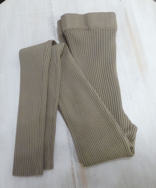 CORNERS（コーナーズ）の「ワイドリブレギンス（その他パンツ・レディース・ブラック/ライトベージュ/ベージュ/グレー/アイボリー・M）」の14枚目の写真