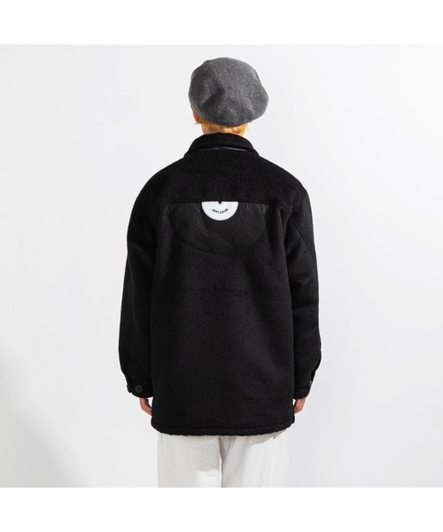 APPLEBUM（アップルバム）の「"Vinyl" Shaggy Jacket（カバーオール・メンズ・ブラック・MEDIUM/X-LARGE/LARGE）」の5枚目の写真
