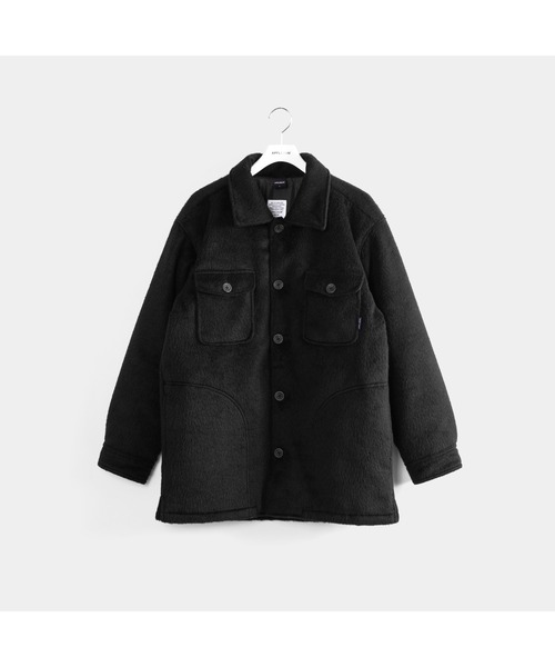 APPLEBUM（アップルバム）の「"Vinyl" Shaggy Jacket（カバーオール・メンズ・ブラック・MEDIUM/X-LARGE/LARGE）」の6枚目の写真