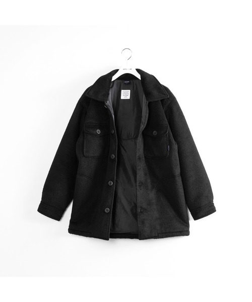 APPLEBUM（アップルバム）の「"Vinyl" Shaggy Jacket（カバーオール・メンズ・ブラック・MEDIUM/X-LARGE/LARGE）」の7枚目の写真