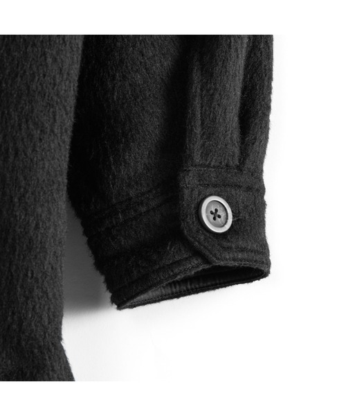 APPLEBUM（アップルバム）の「"Vinyl" Shaggy Jacket（カバーオール・メンズ・ブラック・MEDIUM/X-LARGE/LARGE）」の12枚目の写真