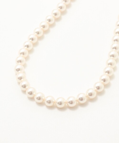 NOLLEY’S Sophi（ノーリーズソフィ）の「クリスタルパールネックレス（ネックレス・レディース・オフホワイト・FREE）」の3枚目の写真