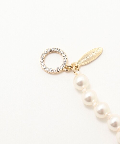 NOLLEY’S Sophi（ノーリーズソフィ）の「クリスタルパールネックレス（ネックレス・レディース・オフホワイト・FREE）」の5枚目の写真