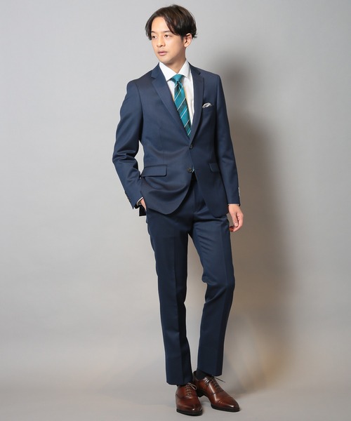 CROWDED CLOSET（クラウデッドクローゼット）の「＜クレリックタイ＞シャドーペイズリー/レジメンタルストライプ（ネクタイ・メンズ・ネイビー/シルバー/ターコイズブルー/ボルドー・FREE）」の7枚目の写真