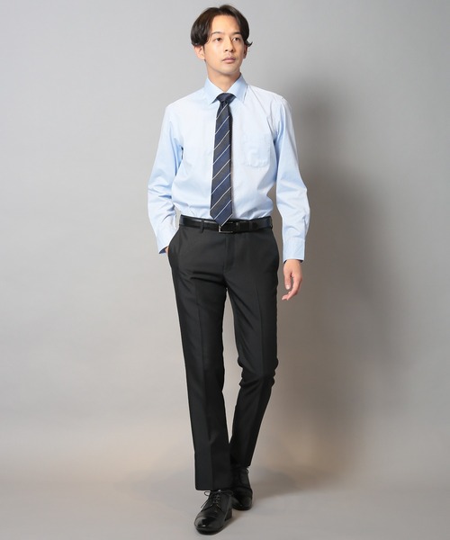 CROWDED CLOSET（クラウデッドクローゼット）の「＜クレリックタイ＞シャドーペイズリー/レジメンタルストライプ（ネクタイ・メンズ・ネイビー/シルバー/ターコイズブルー/ボルドー・FREE）」の6枚目の写真