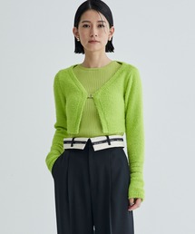 UNITED TOKYO | ショートウェーブレイヤーニットCH(ニット/セーター)