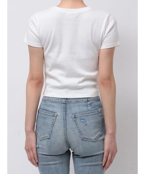 GYDA(ジェイダ)の「BASIC Tシャツ(Tシャツ/カットソー・レディース・ブラック/オフホワイト・FREE)」の19枚目の写真