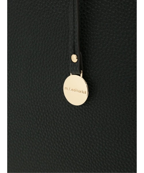 m.f.editorial（エムエフエディトリアル）の「m.f.エディトリアル レディース チャーム付き 両アオリポケットトートバッグ A4対応（ショルダーバッグ・レディース・ブラウン/ブラック・FREE）」の17枚目の写真