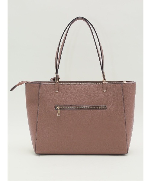 m.f.editorial（エムエフエディトリアル）の「m.f.エディトリアル レディース チャーム付き 両アオリポケットトートバッグ A4対応（ショルダーバッグ・レディース・ブラウン/ブラック・FREE）」の20枚目の写真