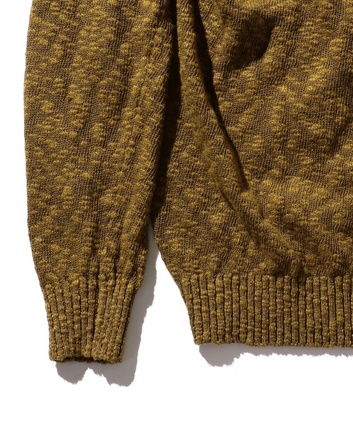 BEAMS PLUS（ビームスプラス）の「BEAMS PLUS / 5ゲージ コットン ヘンプ クルーネック（ニット/セーター・メンズ・オリーブ/オレンジ/ベージュ/ネイビー・XL/L/S/M）」の22枚目の写真