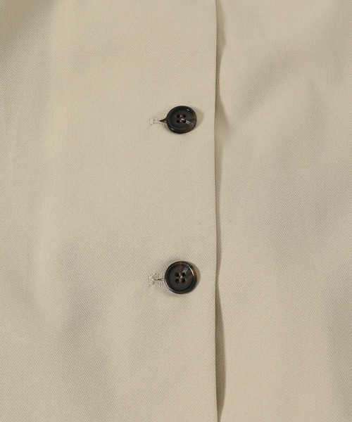 mysty woman（ミスティウーマン）の「マエボタンサス付きナロースカート 104213（スカート・レディース・チャコールグレー/ライトベージュ/グリーン系その他/イエロー・FREE）」の19枚目の写真