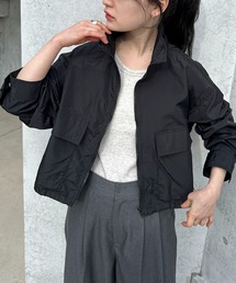 feepur | ナイロンクロップドトラックジャケット(ナイロンジャケット)