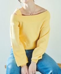 トップス　イエロー　新品 透けない！日本製スムースロングカラータンクトップ