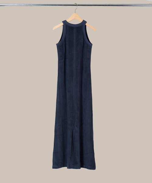 MILLER（ミラー）の「【 Robert P. Miller / ロバート・ピー・ミラー 】 カップ付き パイル パネルリブ バックスリット アメスリワンピ DRE RM241-2163（ワンピース・レディース・アイボリー/キャメル/ネイビー・MEDIUM）」の17枚目の写真