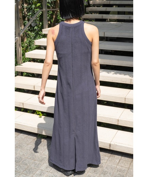 MILLER（ミラー）の「【 Robert P. Miller / ロバート・ピー・ミラー 】 カップ付き パイル パネルリブ バックスリット アメスリワンピ DRE RM241-2163（ワンピース・レディース・アイボリー/キャメル/ネイビー・MEDIUM）」の13枚目の写真